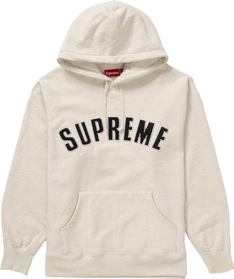 Supreme Pearl Logo Hooded Sweatshirt - Blue | Editorialist Supreme Pearl Logo Hooded Sweatshirt - Blue | Editorialist