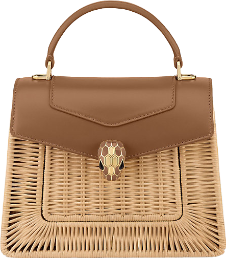 Bvlgari Serpenti Forever Top-Handle Bag - Brown | Editorialist