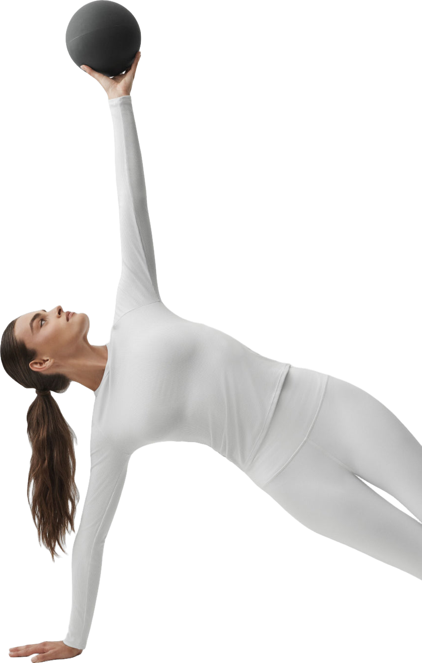 Alo Yoga Ribbed Long Sleeve Top - Black | Editorialist