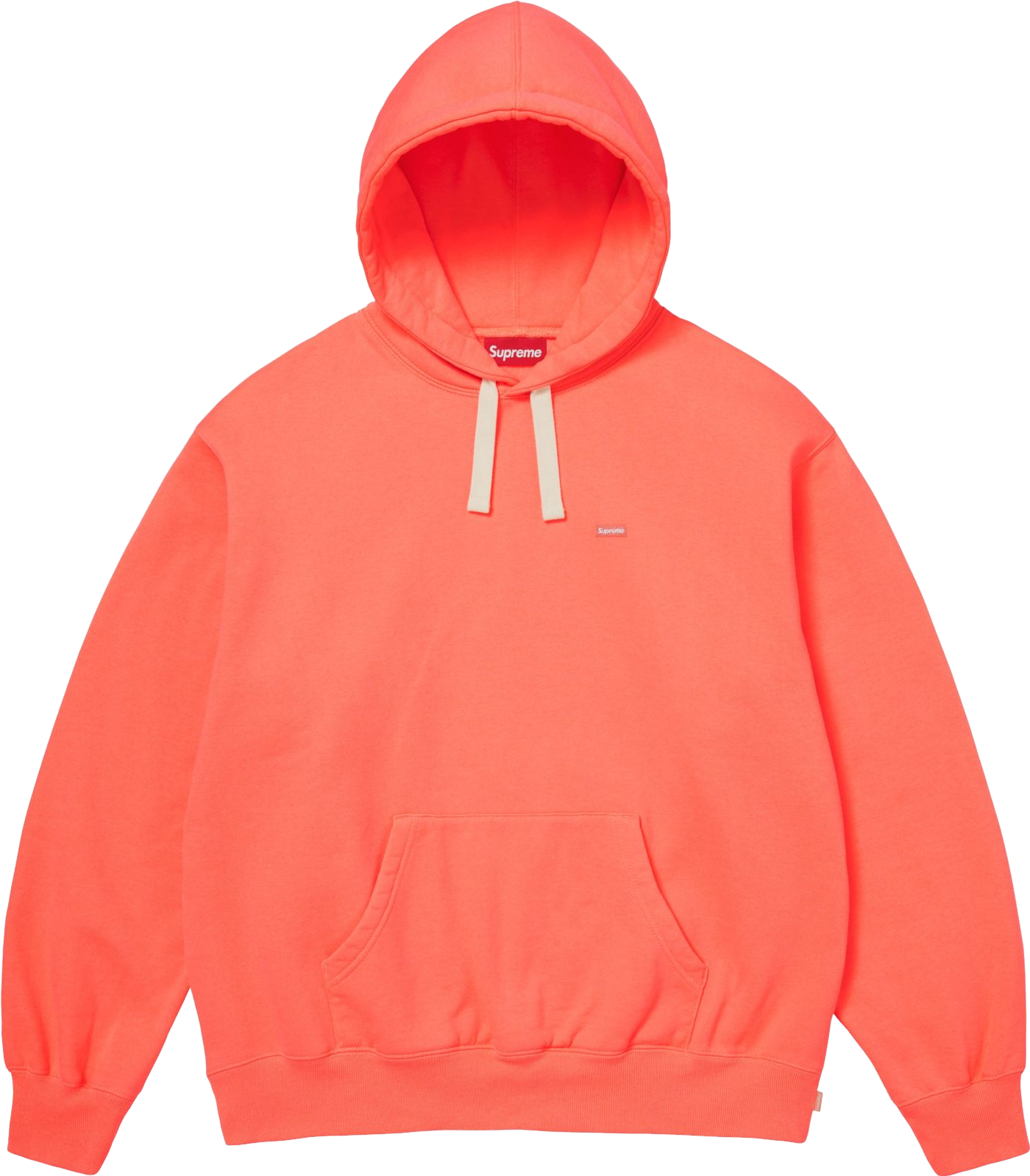 Supreme Small Box Drawcord Hooded Sweatshirt - Pink | Editorialist