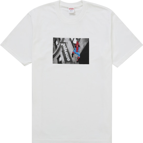 Supreme Spiderman Tee Shirt - White | Editorialist