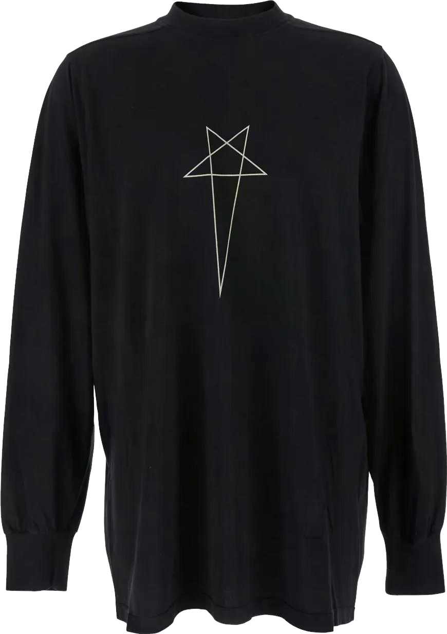 Buy Rick Owens Star-print Long-sleeve T-shirt - Black At 10% Off Buy Rick Owens Star-print Long-sleeve T-shirt - Black At 10% Off