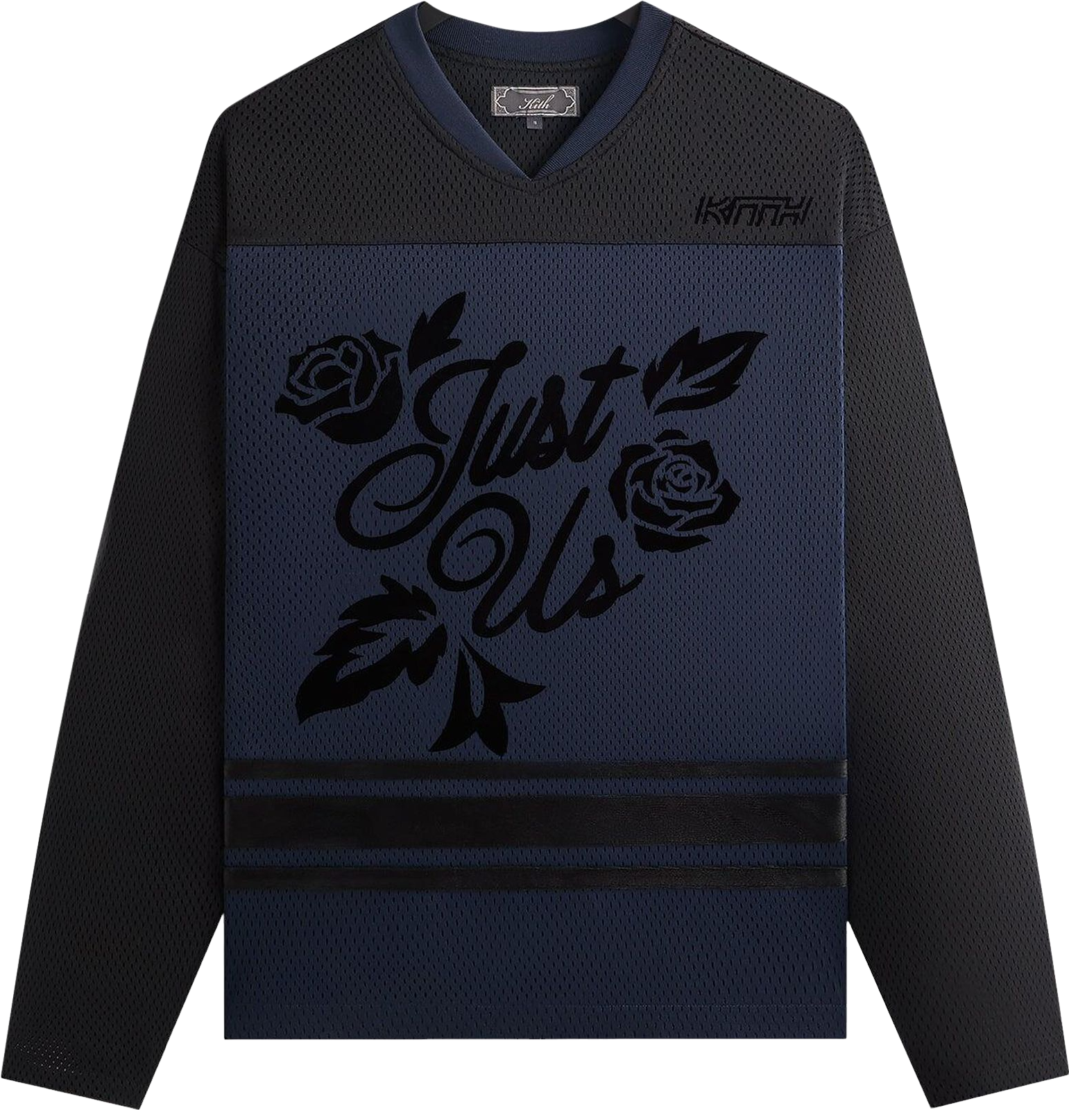 Kith Malik Long-Sleeve Mesh Jersey - Black | Editorialist