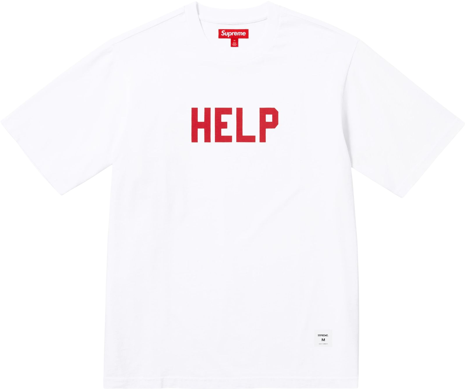 Supreme Help T-Shirt - Black | Editorialist