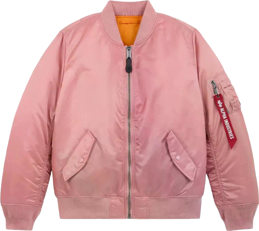 Alpha Industries Ma-1 Bomber Jacket - Pink - 20% Off | Editorialist