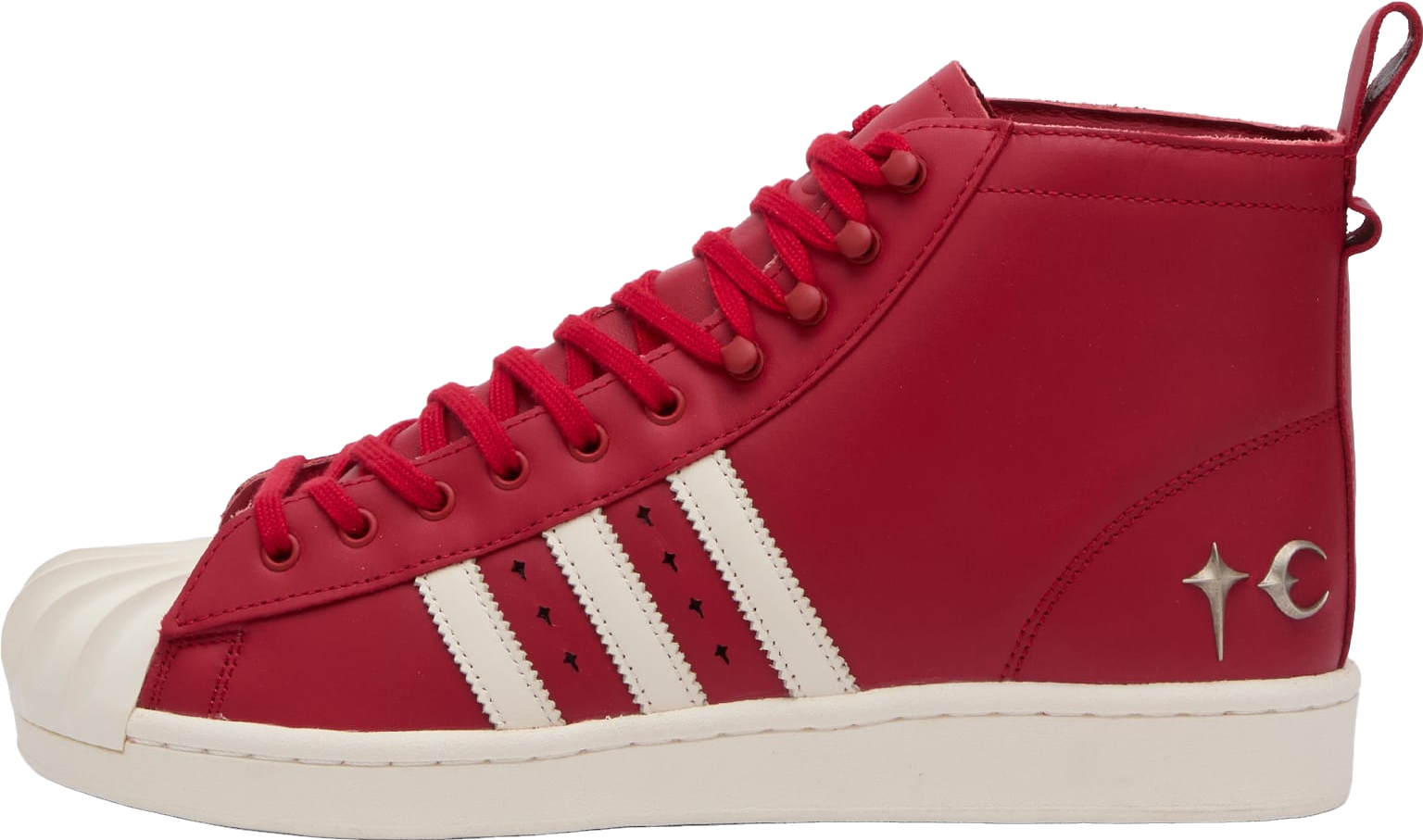 Adidas X Thug Club Superstar Boot Luxe - Red - 45% Off | Editorialist