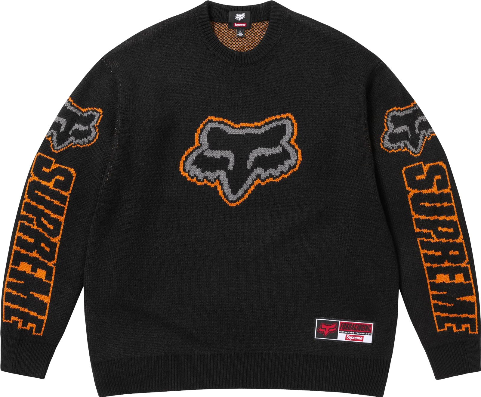 Supreme X Fox Racing Sweater - White | Editorialist