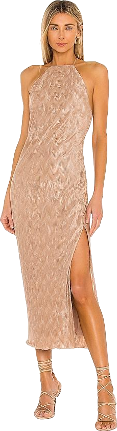 House Of Harlow 1960 X Frederick Halterneck Dress - Olive Green |  Editorialist