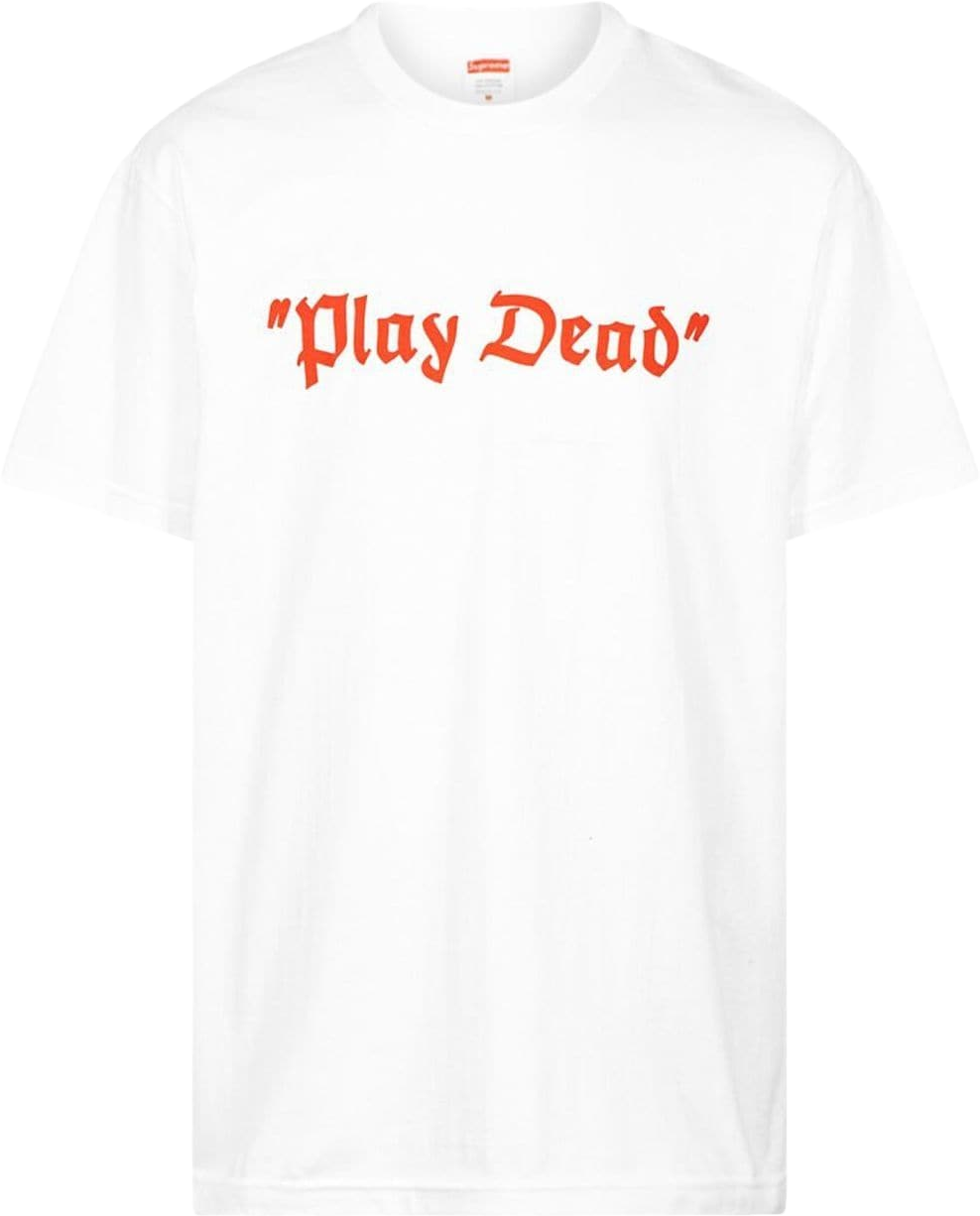 Supreme Slogan-print T-shirt - White | Editorialist