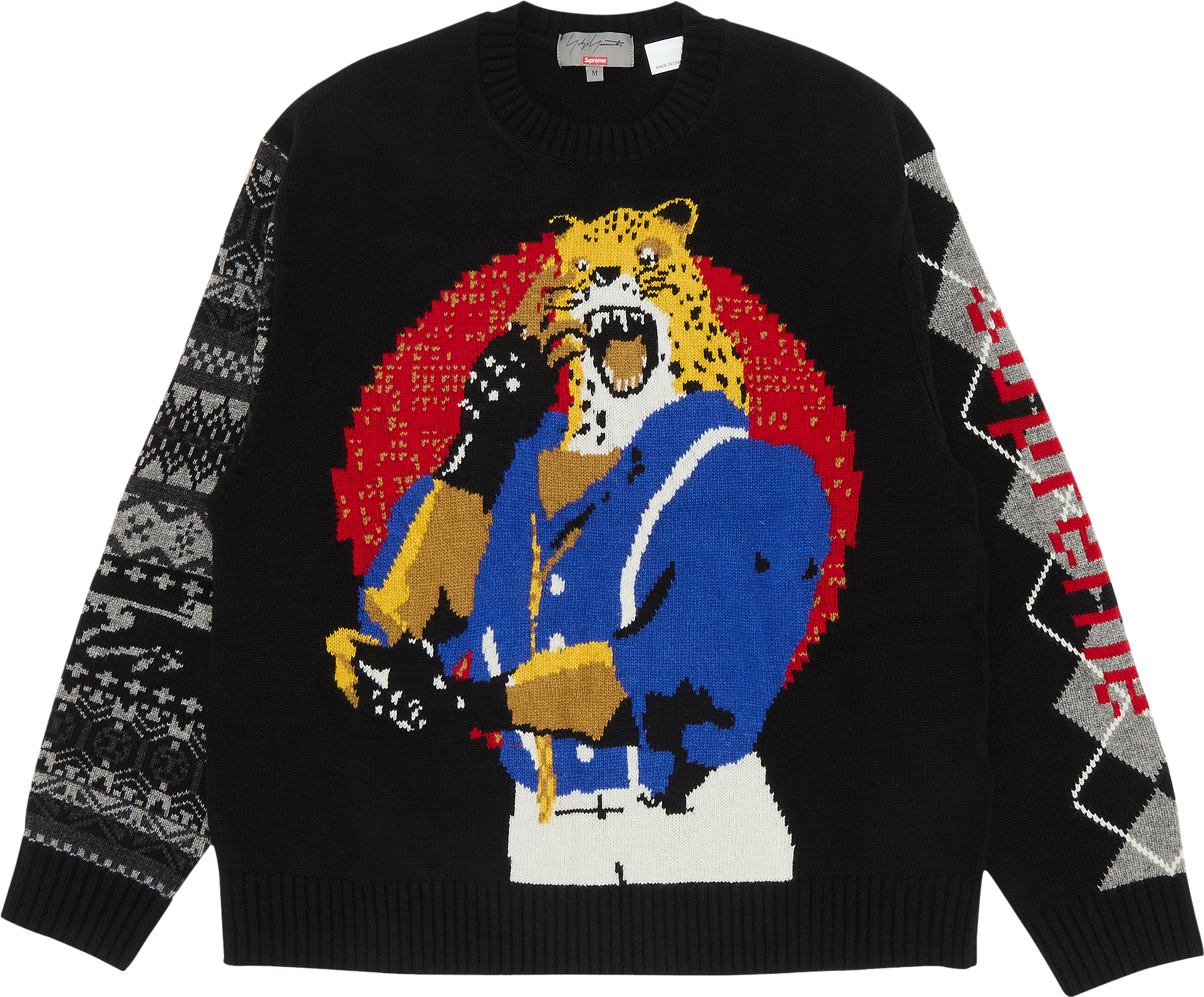 スウェット Supreme Yohji Yamamoto Crewneck Olive M