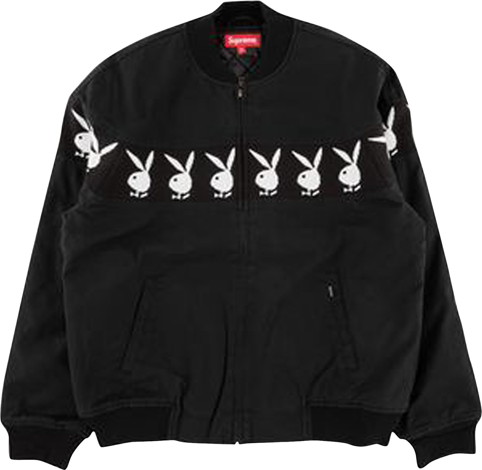 Supreme Playboy Crew Jacket - Black | Editorialist