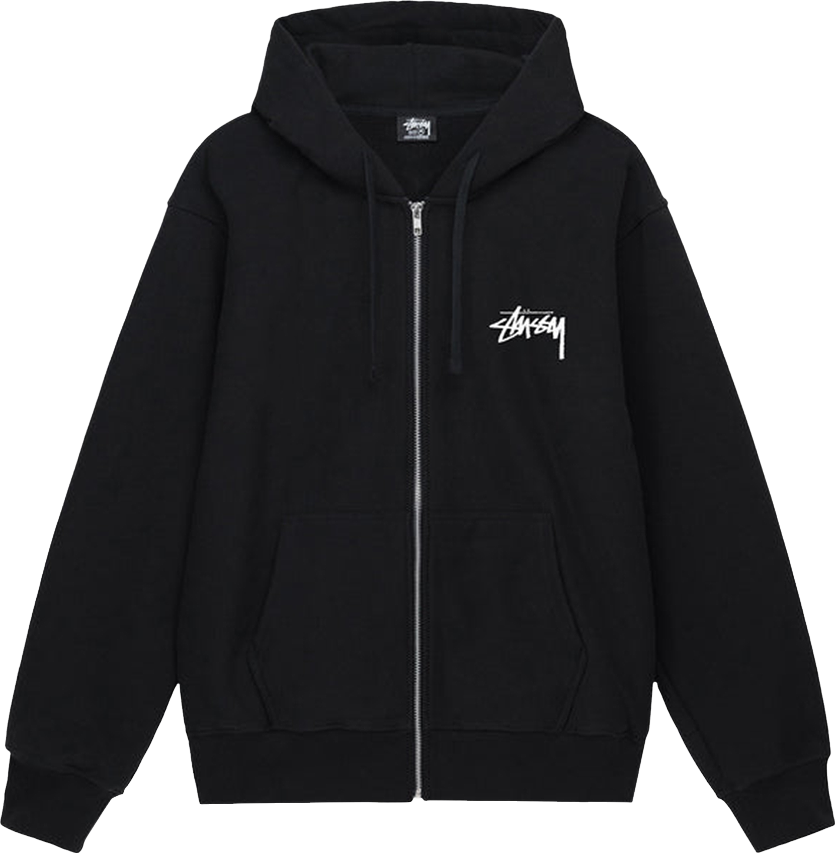 StüSsy World Tour Zip Hoodie - Blue | Editorialist