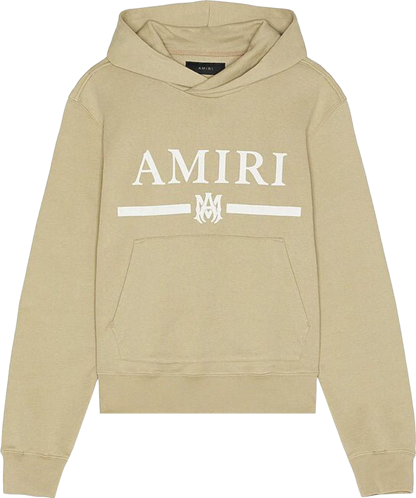 Amiri Bar Logo Hoodie - Tan | Editorialist