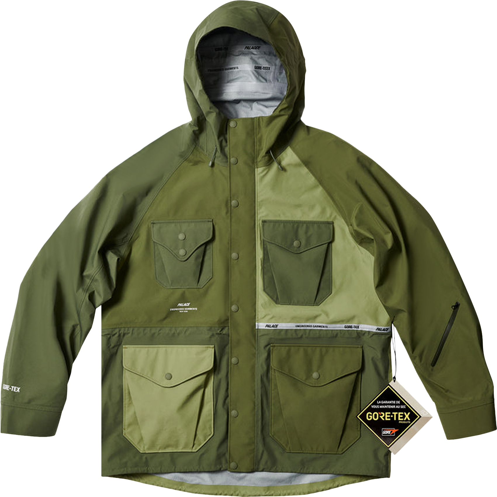 Palace X Engineered Garments Gore-Tex Field Parka - Green 