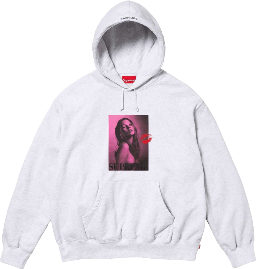 Supreme Kate Moss Hoodie - Grey | Editorialist Supreme Kate Moss Hoodie - Grey | Editorialist