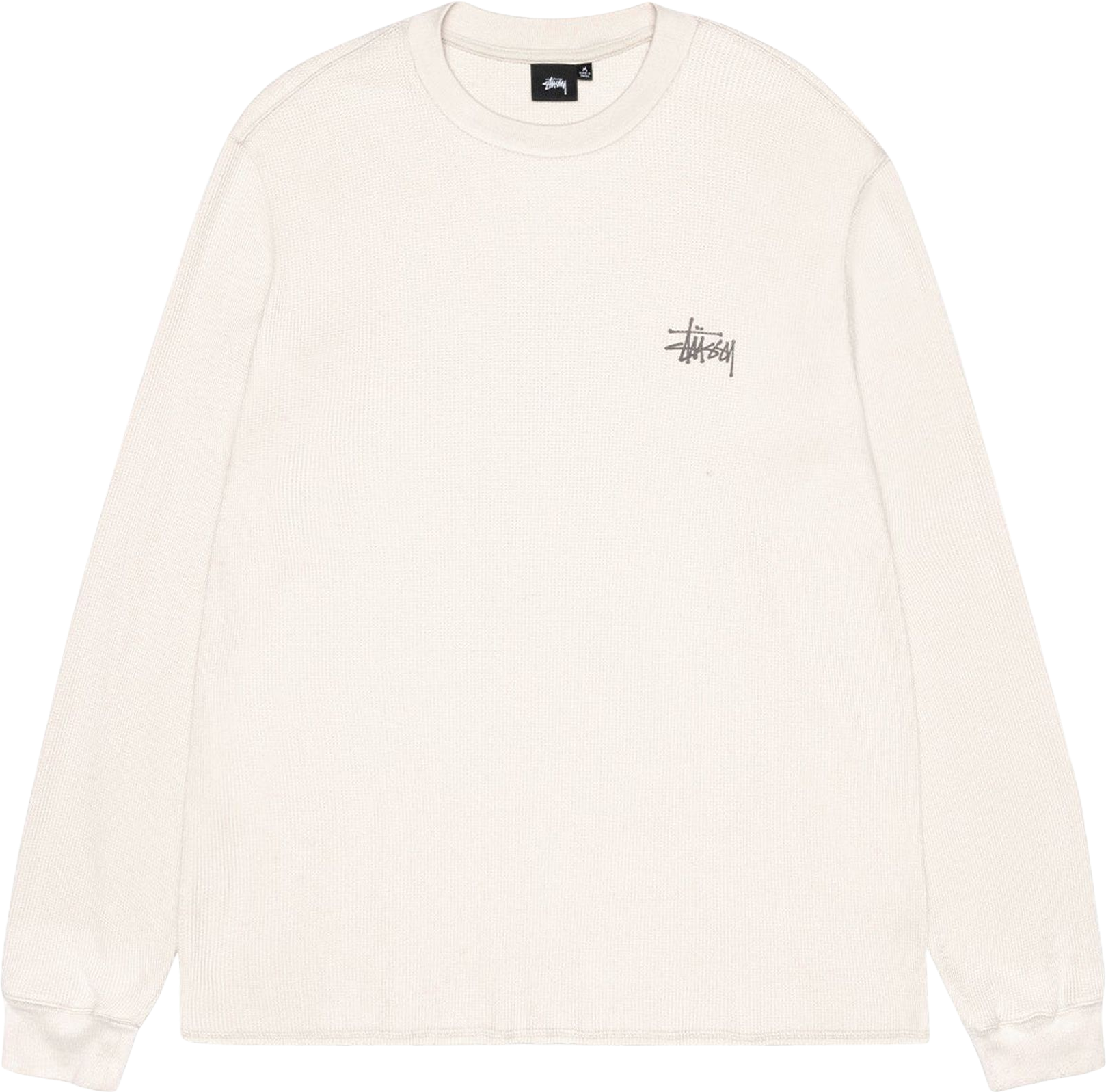 StüSsy Basic Stock Long-Sleeve Thermal 'Bone - Cream | Editorialist