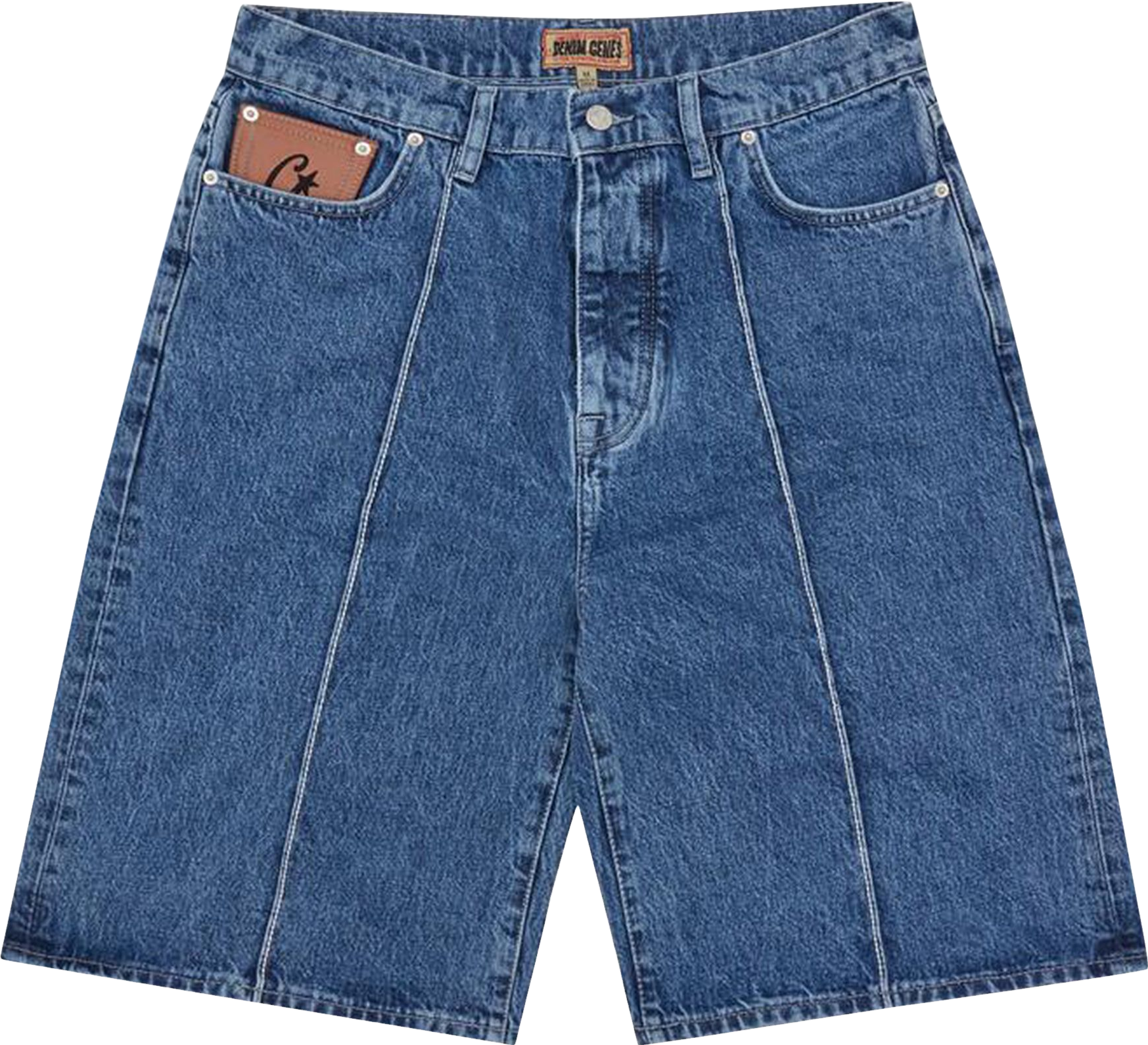 CORTEIZ Alcatraz Denim Shorts - Washed Black | Editorialist