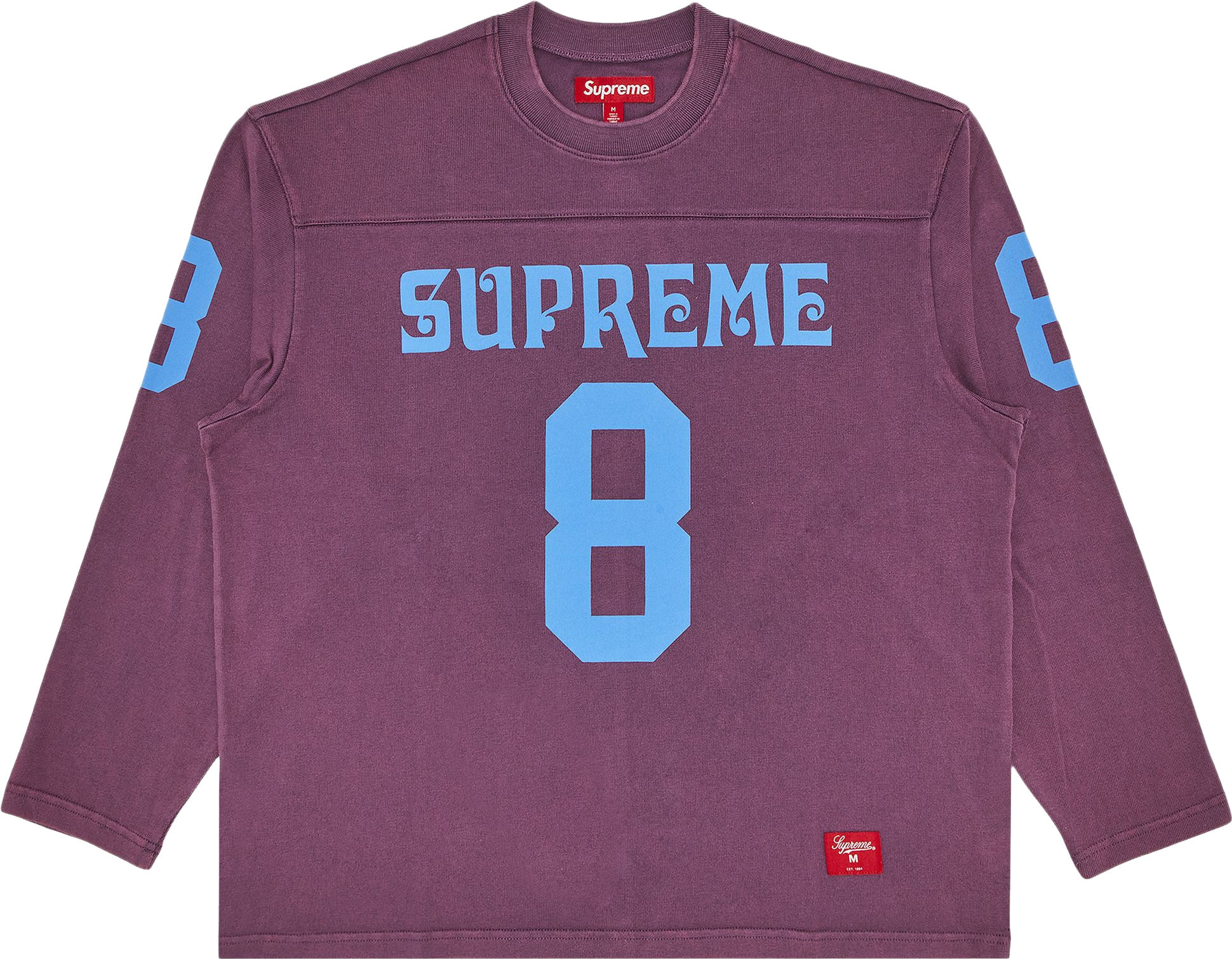 Supreme Affiliated Long-Sleeve Football Top - Blue | Editorialist