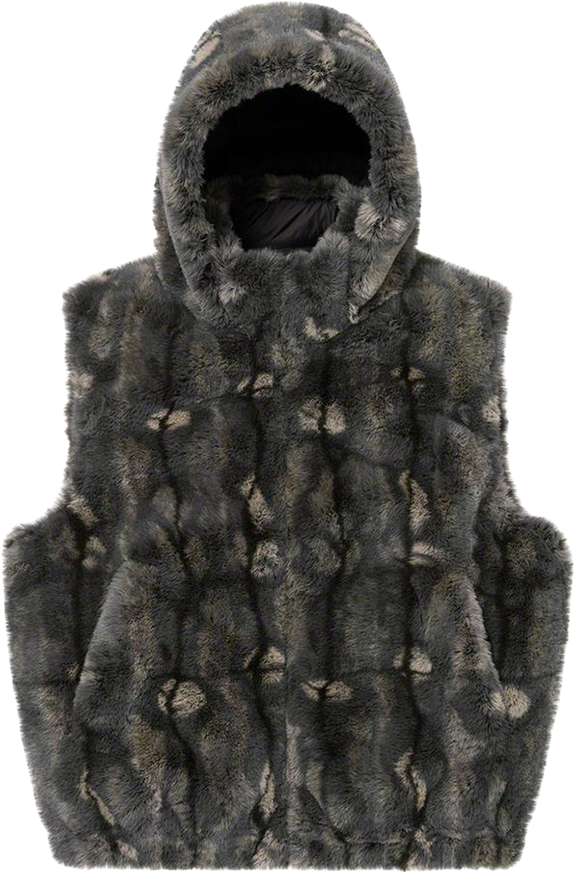Supreme Reversible Faux Shearling Work Vest - Yellow | Editorialist