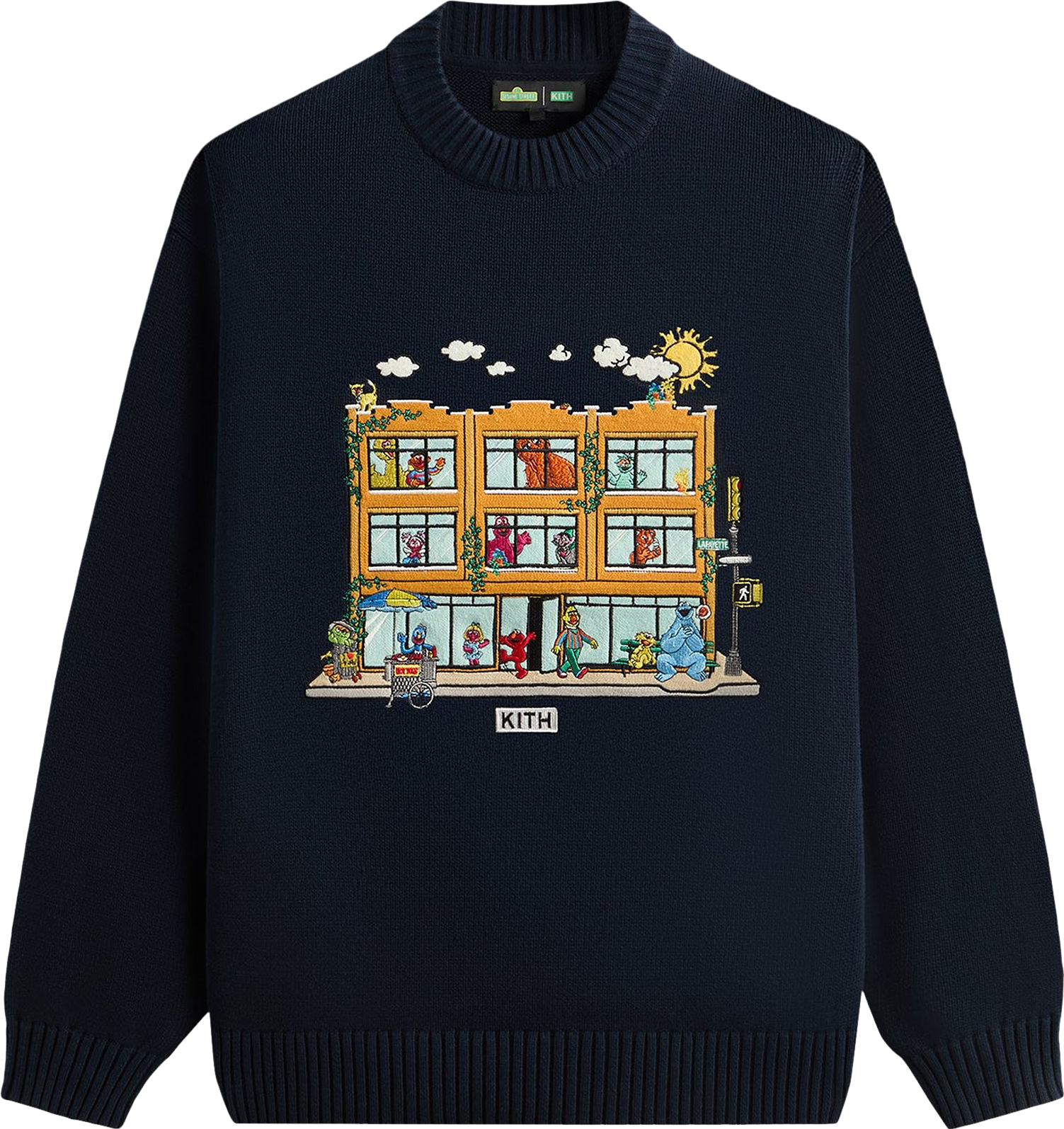 Kith X Disney For Pixar Nelson Rugby Sweater - Grey | Editorialist