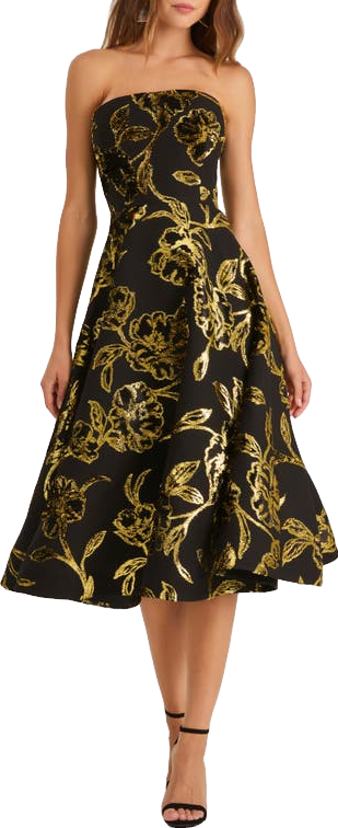 helsi vivi strapless beaded midi dress Helsi Vivi