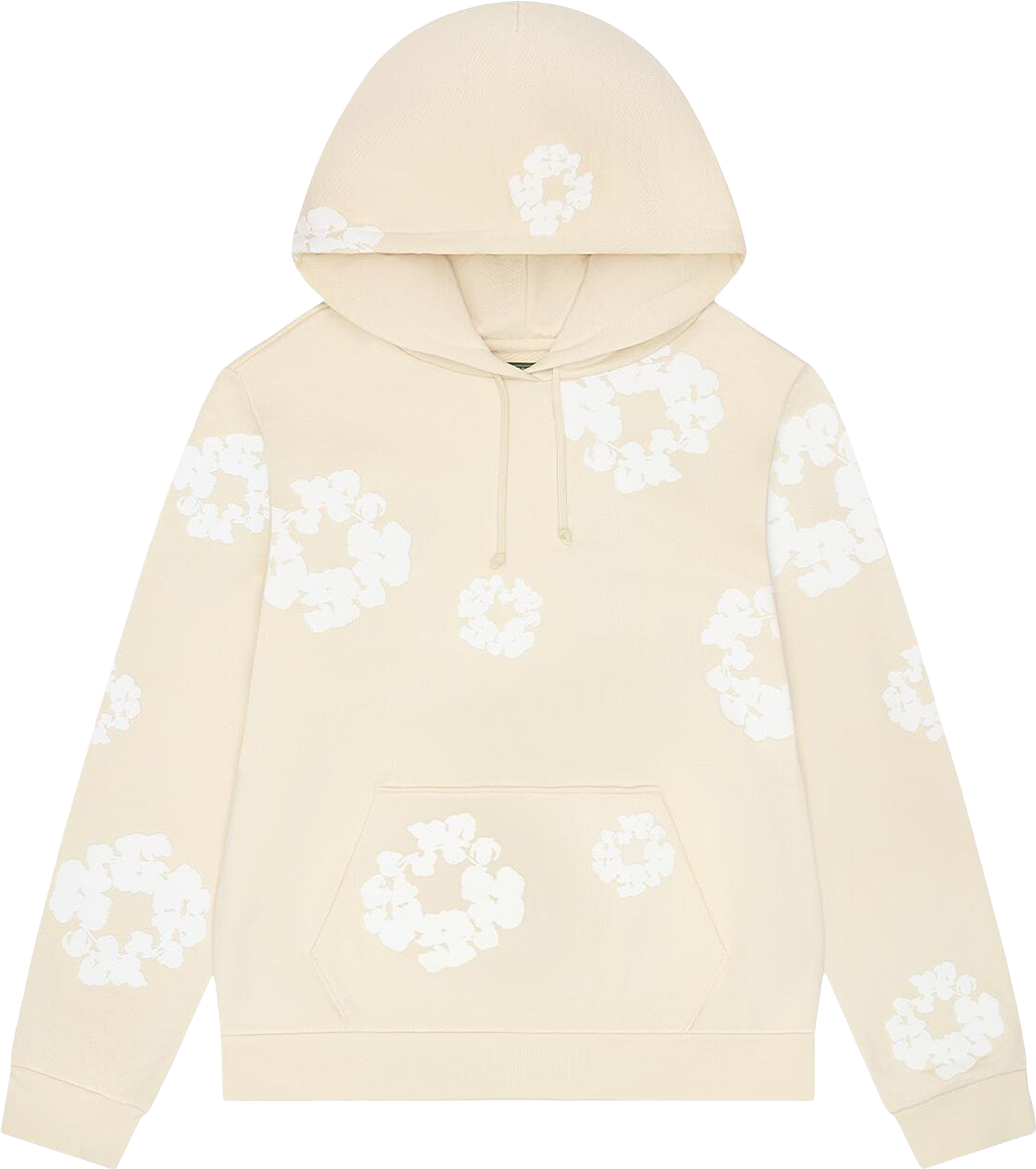 Denim Tears Mono Cotton Wreath Hoodie - Green | Editorialist