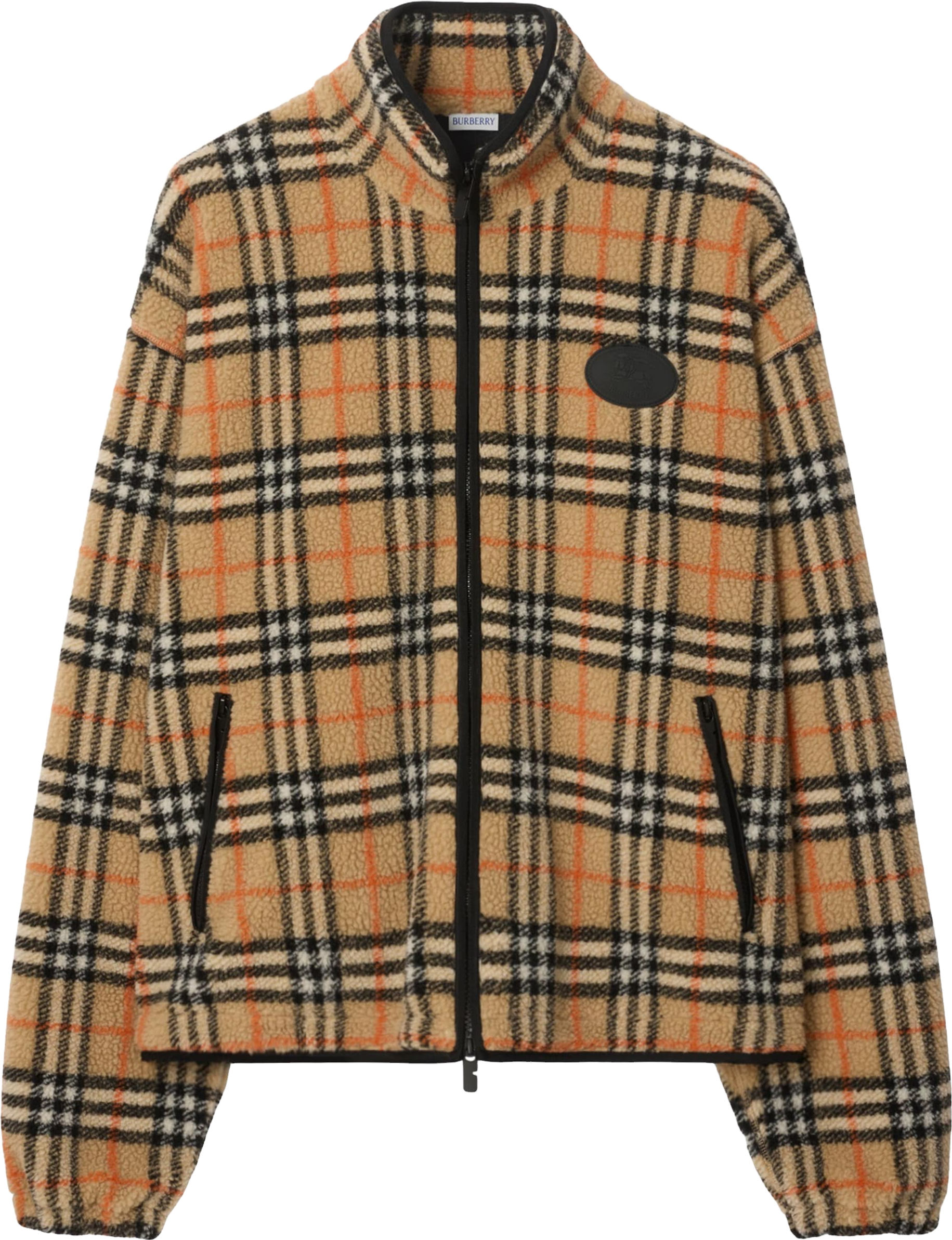 Burberry ジャケット Burberry Fleece Jacket - Archive Beige | Editorialist