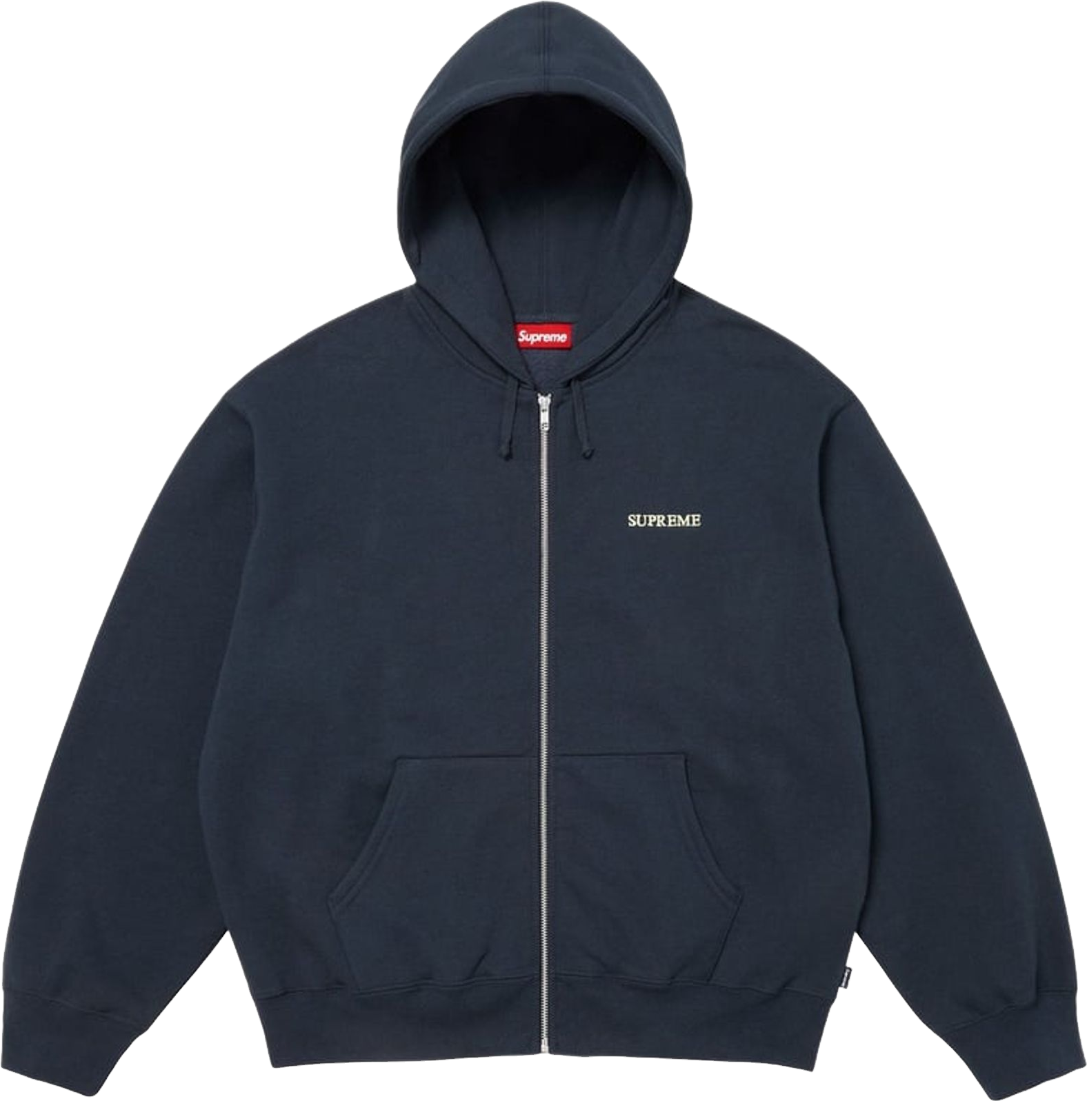Supreme Spyder Zip Up Hooded Sweatshirt - White | Editorialist