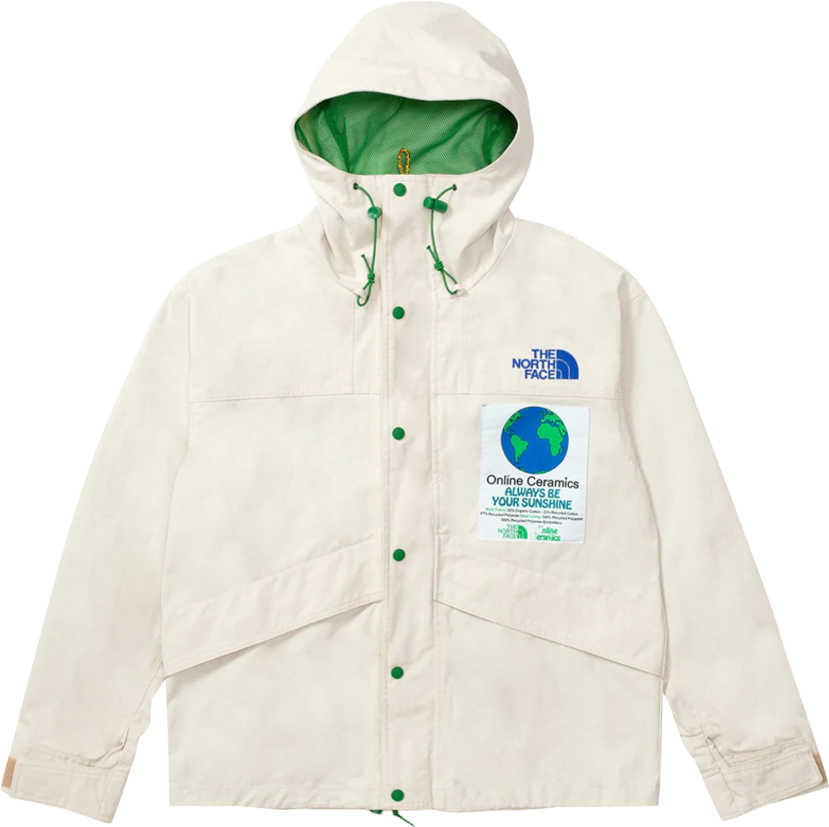 The North Face X Online Ceramics 86 Mountain Jacket - Cream