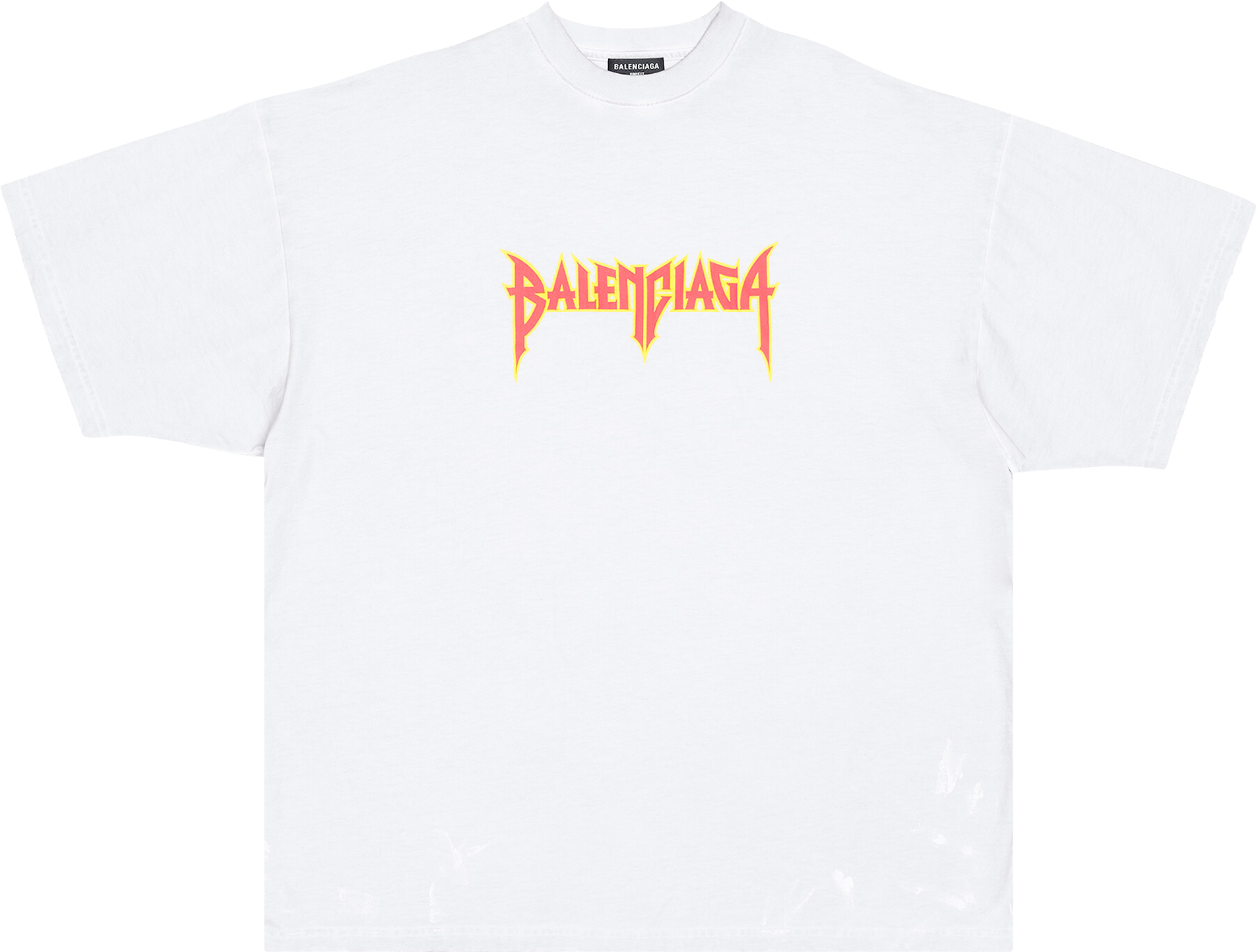 Balenciaga Oversized T-Shirt 'Dirty In White | Editorialist