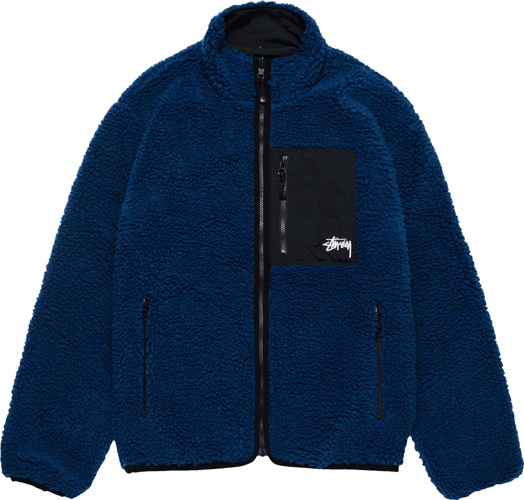 Stussy フリース ベスト ジャケット OUTDOOR L 紺 STUSSY（ステューシー） ジャケット メンズ Micro Ripstop Down