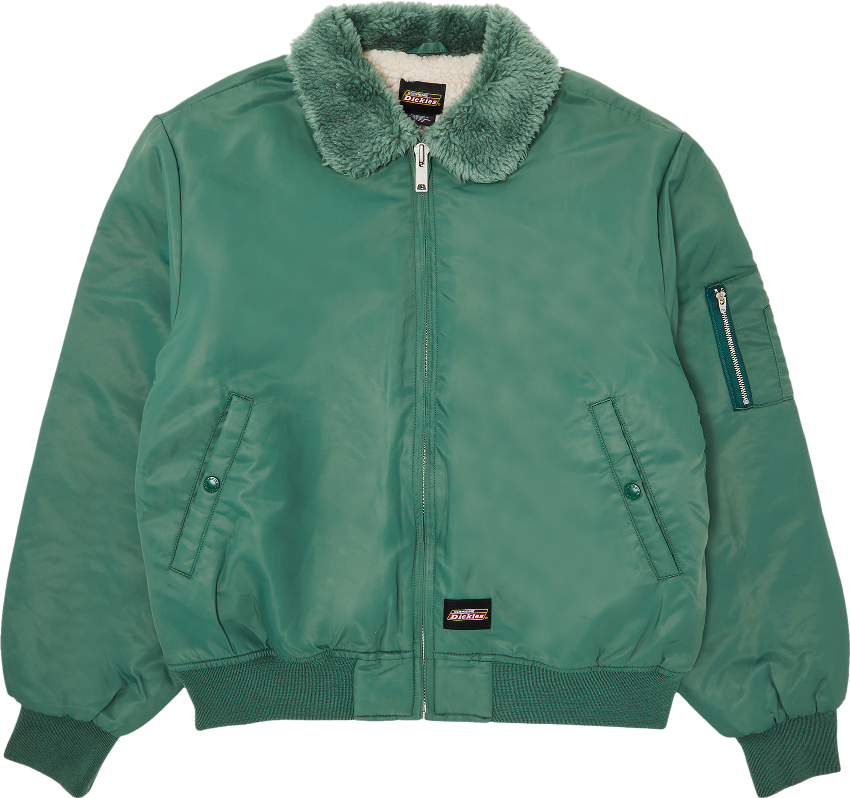 ジャケット・アウター supreme Dickies Furcollar BomberJacket M Supreme X Dickies Fur Collar Bomber Jacket - Green | Editorialist