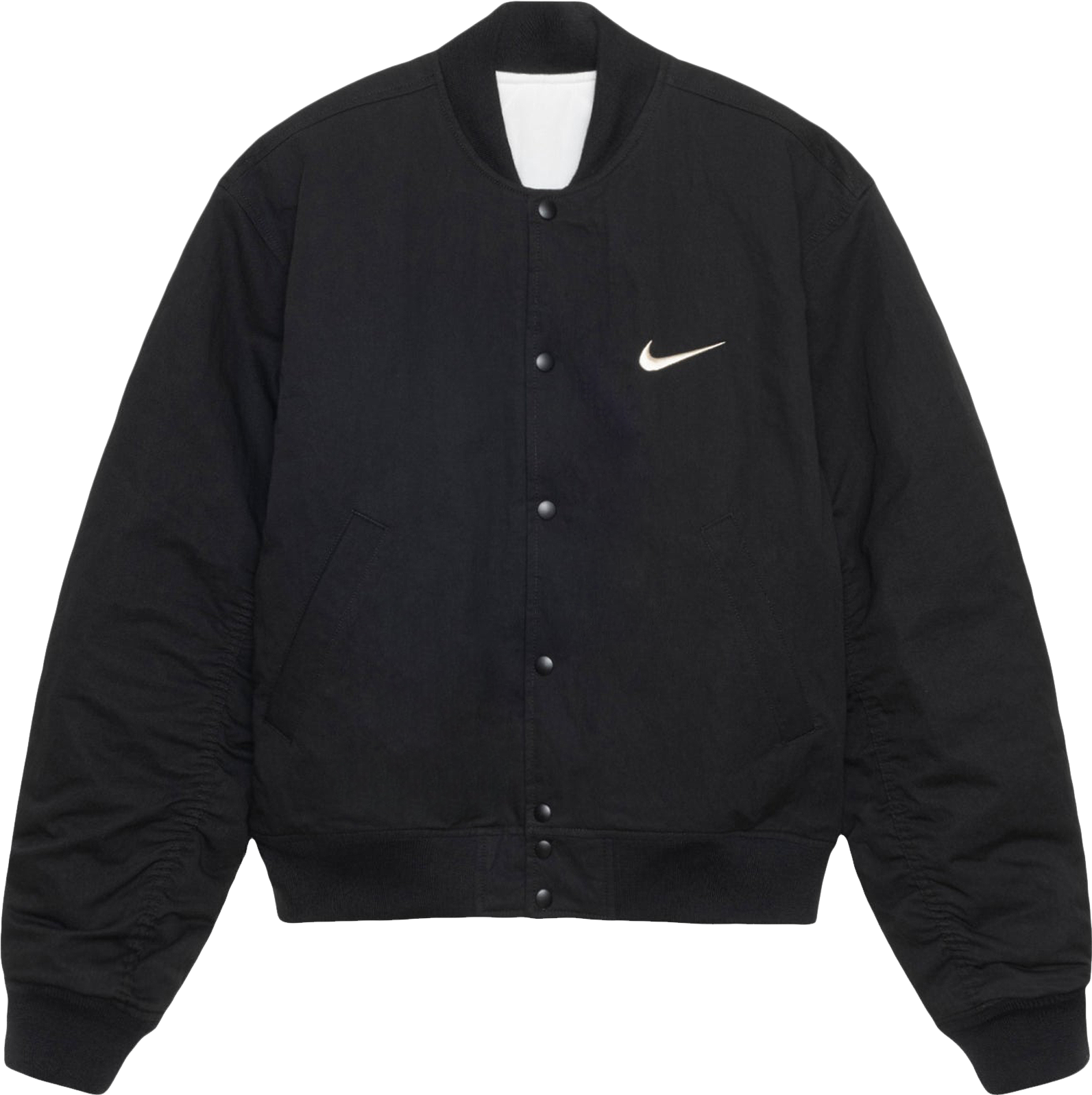 StüSsy X Nike Reversible Varsity Jacket - Black | Editorialist