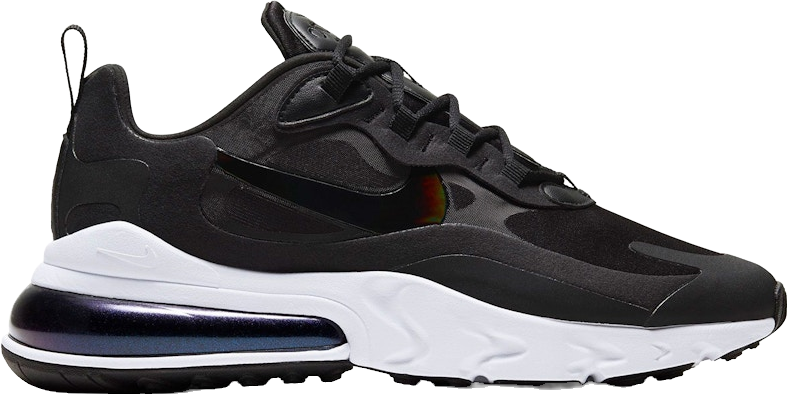 Nike Air Max 270 React Iridescent Sneakers - Black/White  display picture 1