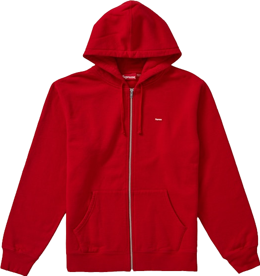 Supreme Small Box Zip Up Hooded Sweatshirt 'Flowers - Grey