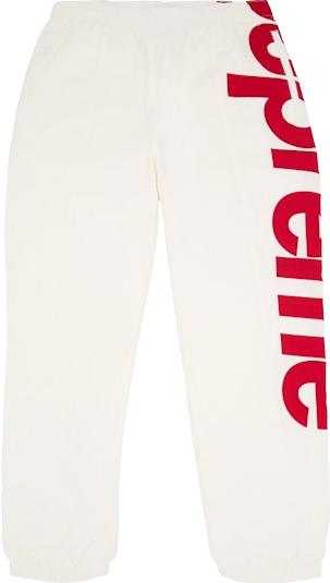 Supreme Spellout Embroidered Track Pant - Black | Editorialist