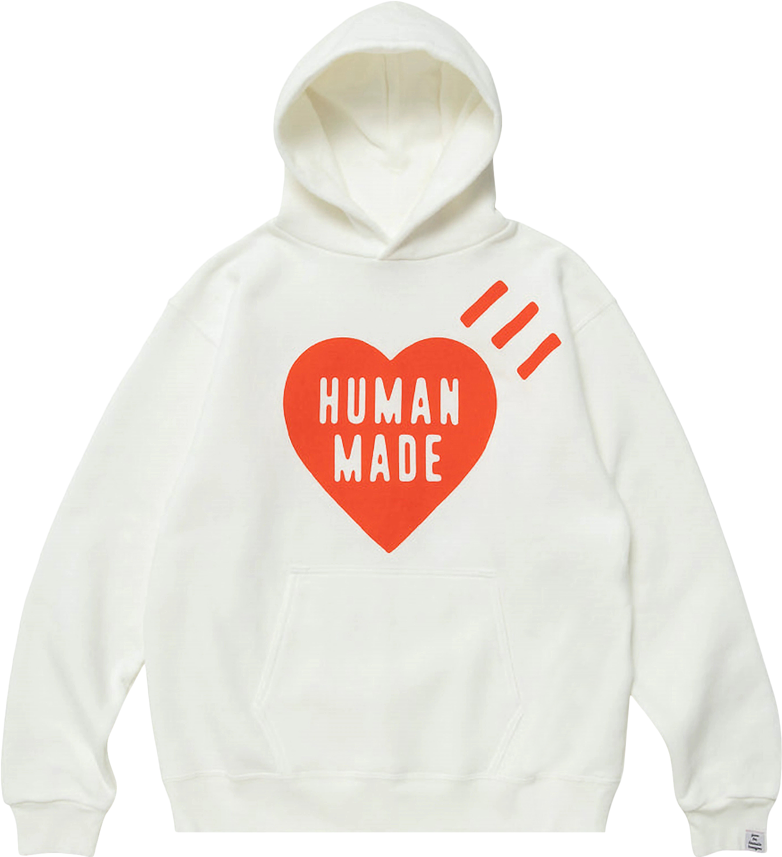 パーカー HUMAN MADE HEART SWEAT HOODIE - WHITE Human Made Heart Logo Hoodie - White | Editorialist