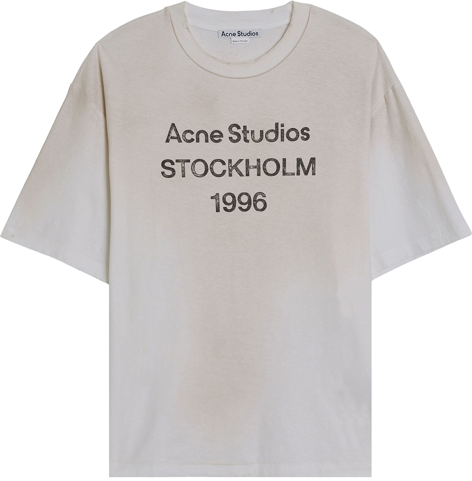 Acne Studios Stockholm 1996-Print T-Shirt - Black | Editorialist