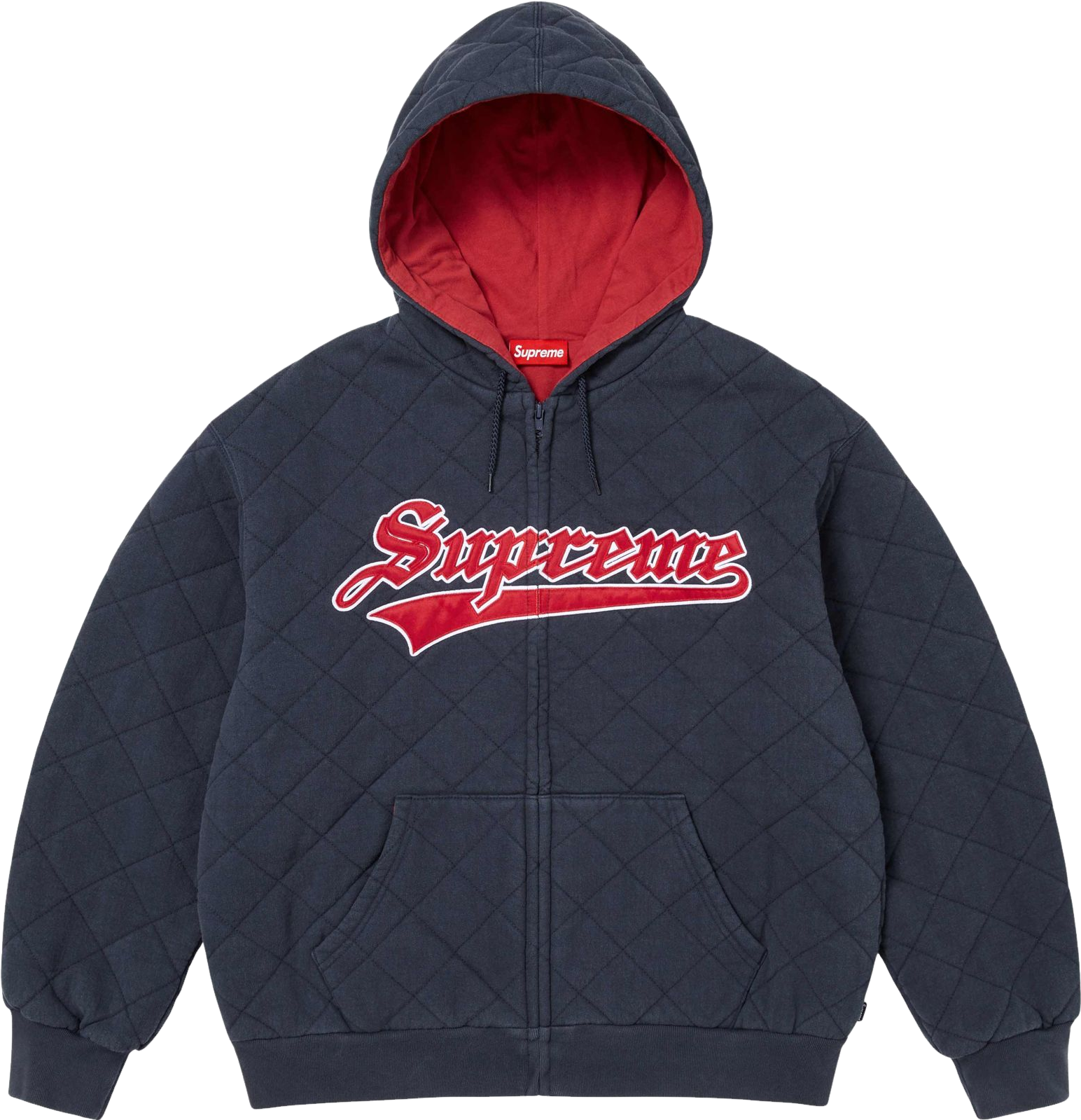 Supreme Wings Zip Up Hooded Sweatshirt - Grey | Editorialist