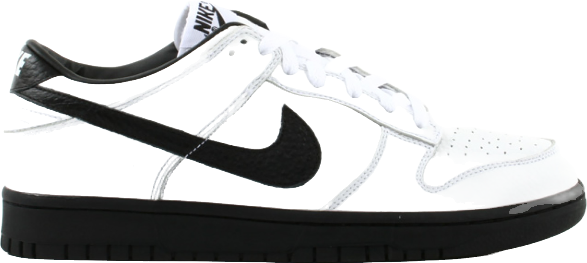 Nike Dunk Low Sneakers - White/Black | Editorialist