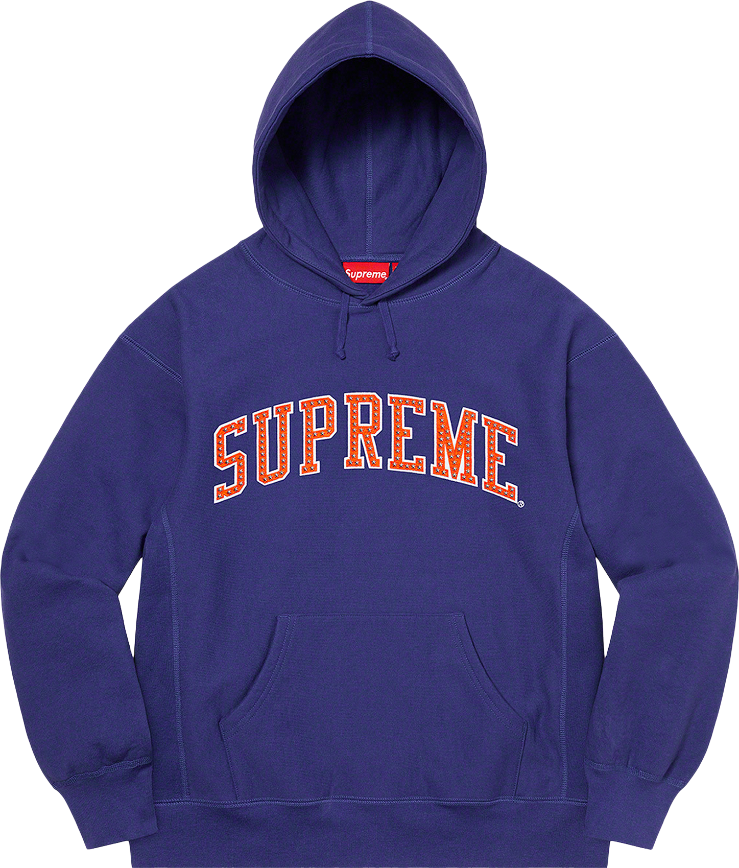 Supreme Glitter Arc Hooded Sweatshirt - Black | Editorialist