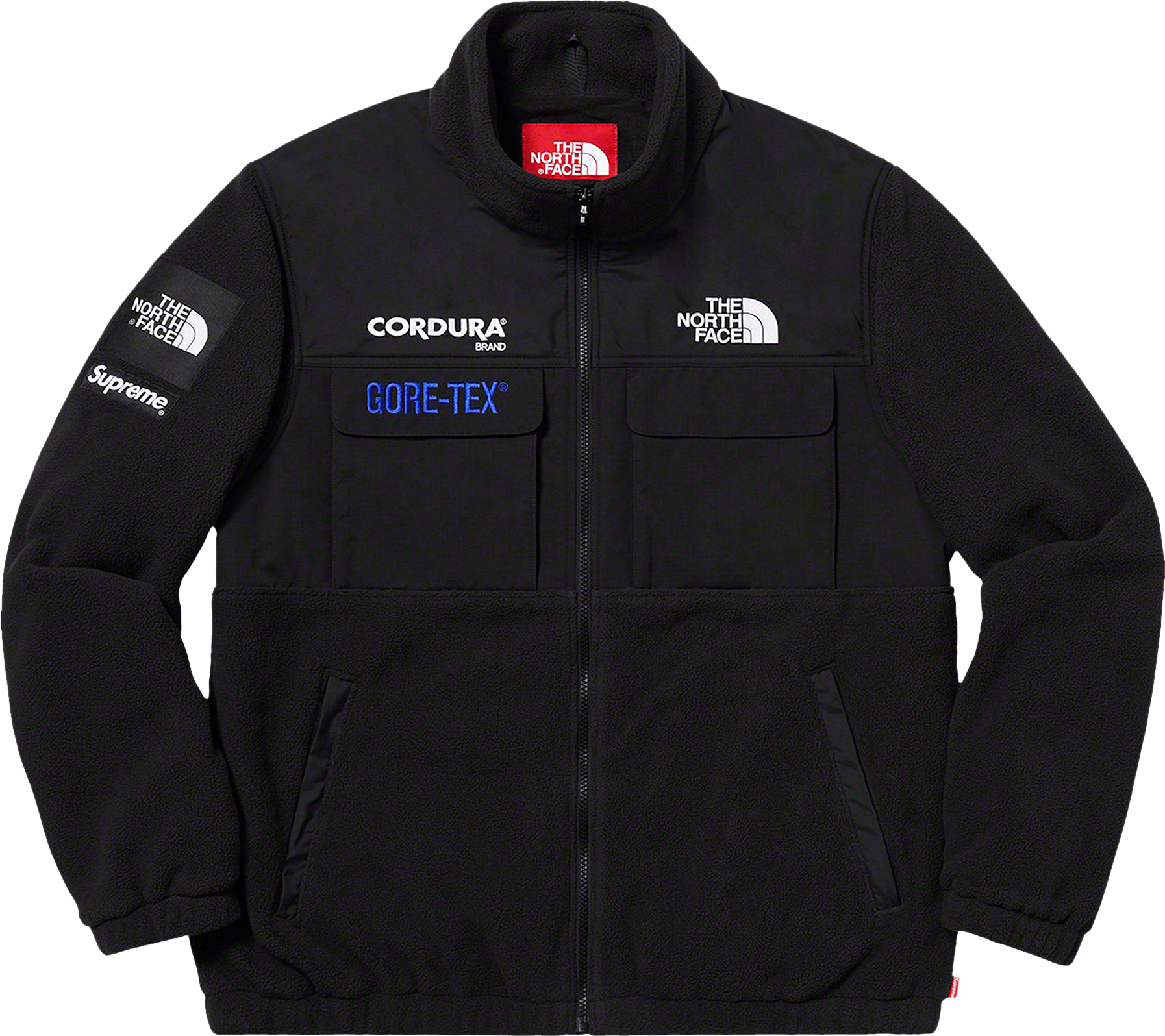 Supreme X The North Face Expedition Fleece Jacket - White
