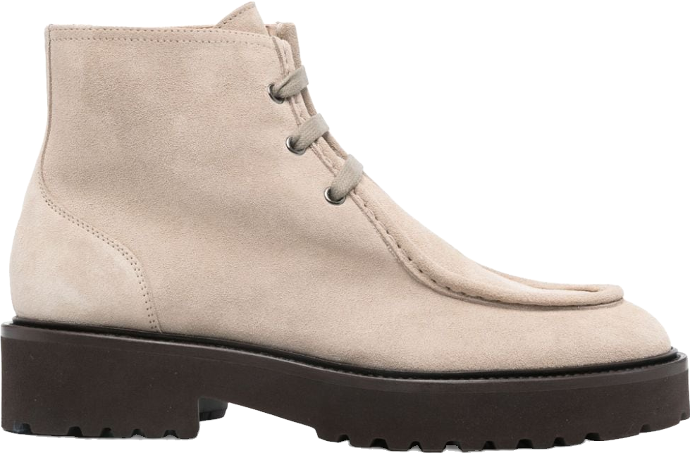 $975 DOUCAL\'S - Tan Suede Distressed Chukka Boots - US 10 (43EU) Doucal main image 3