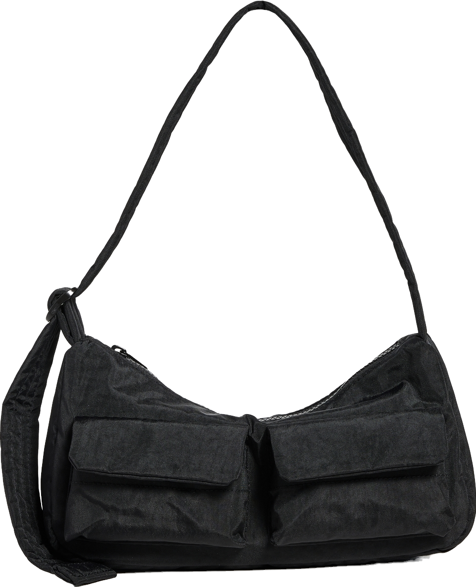Baggu Cargo Shoulder Bag - Black | Editorialist