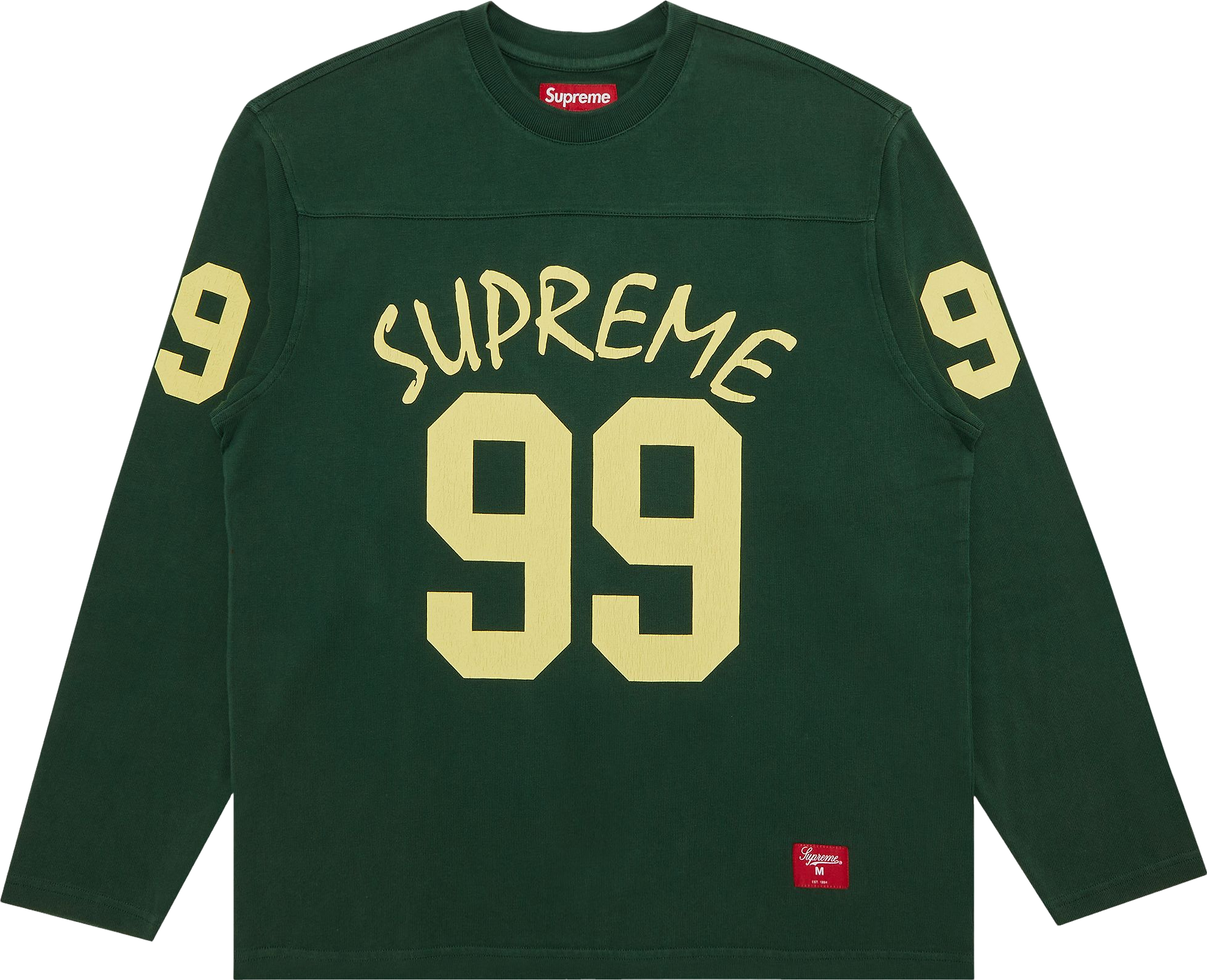 Supreme 99 Long-Sleeve Football Top - Green | Editorialist