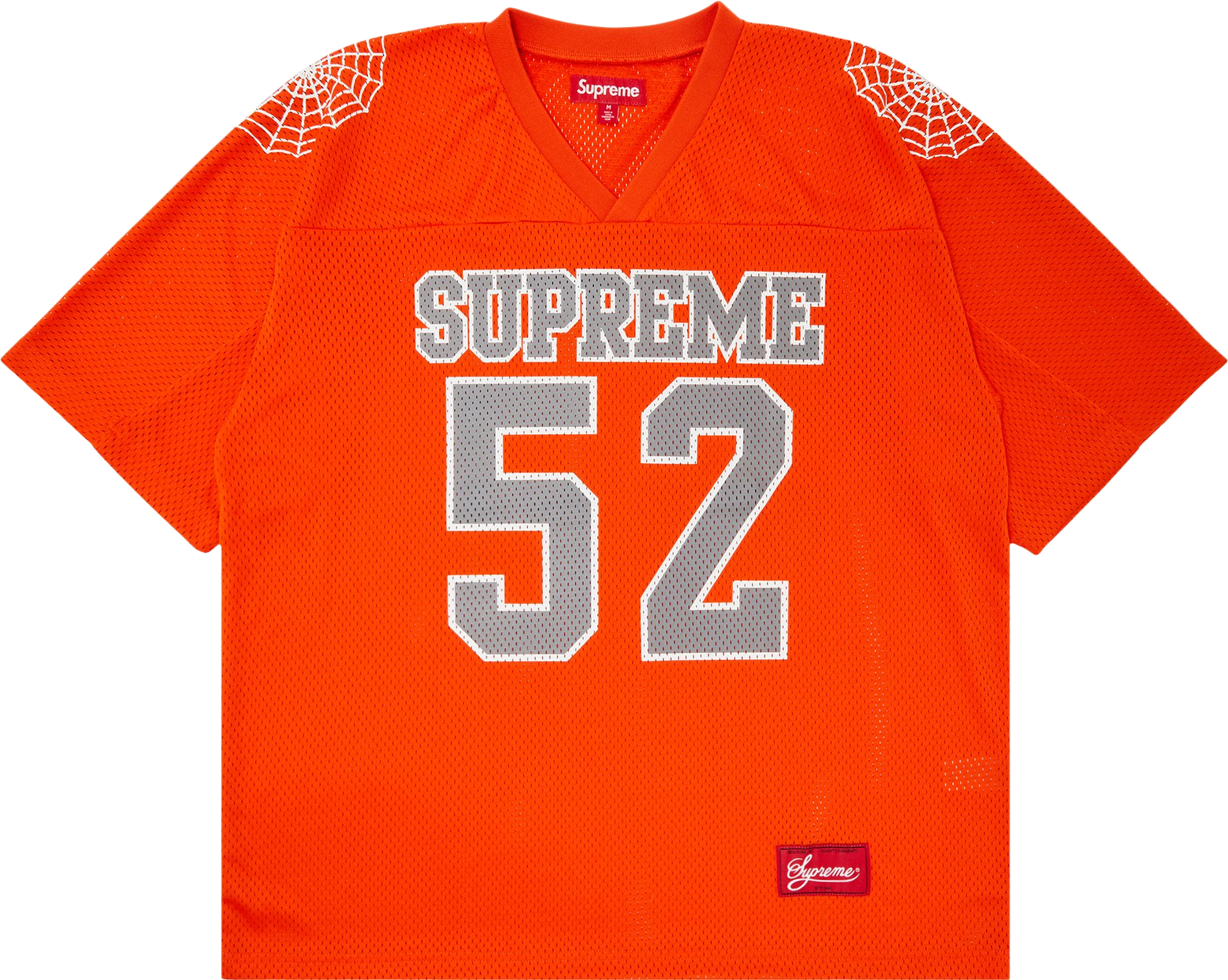 Supreme Spiderweb Football Jersey - Black | Editorialist