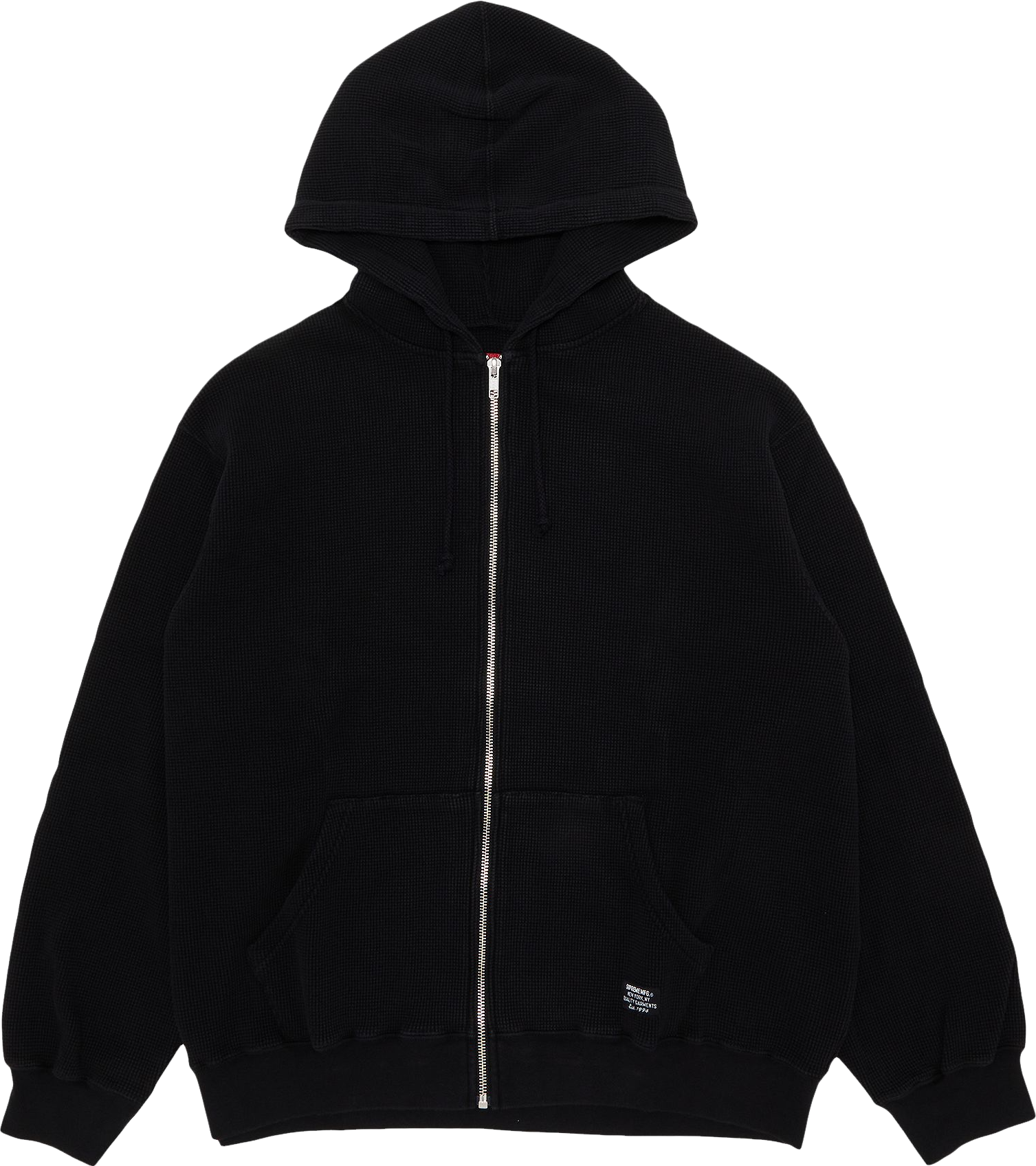 Supreme Hooded Zip-Up Thermal - Grey | Editorialist