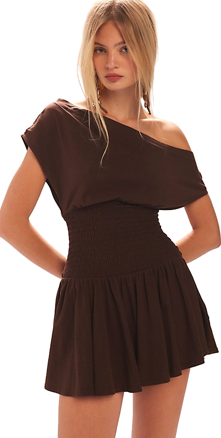 Free People Scorching Hot Mini Dress - Heather Grey | Editorialist