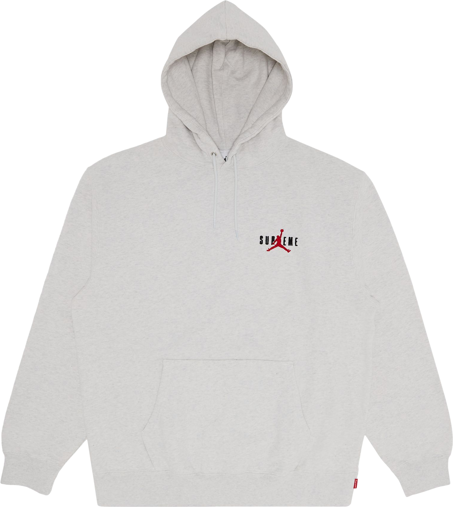 Supreme X Jordan Hooded Sweatshirt - Grey | Editorialist