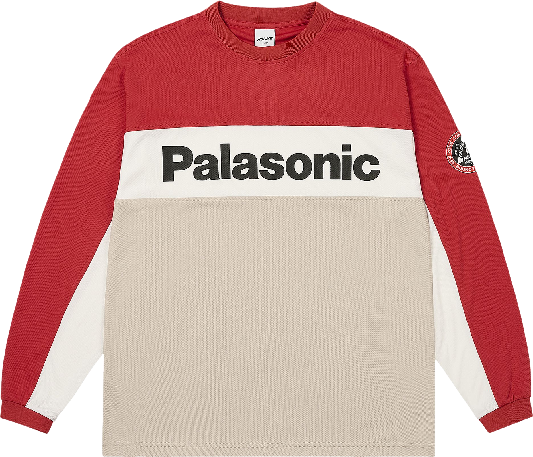 Palace Trail Runner Long-Sleeve Shirt - White | Editorialist